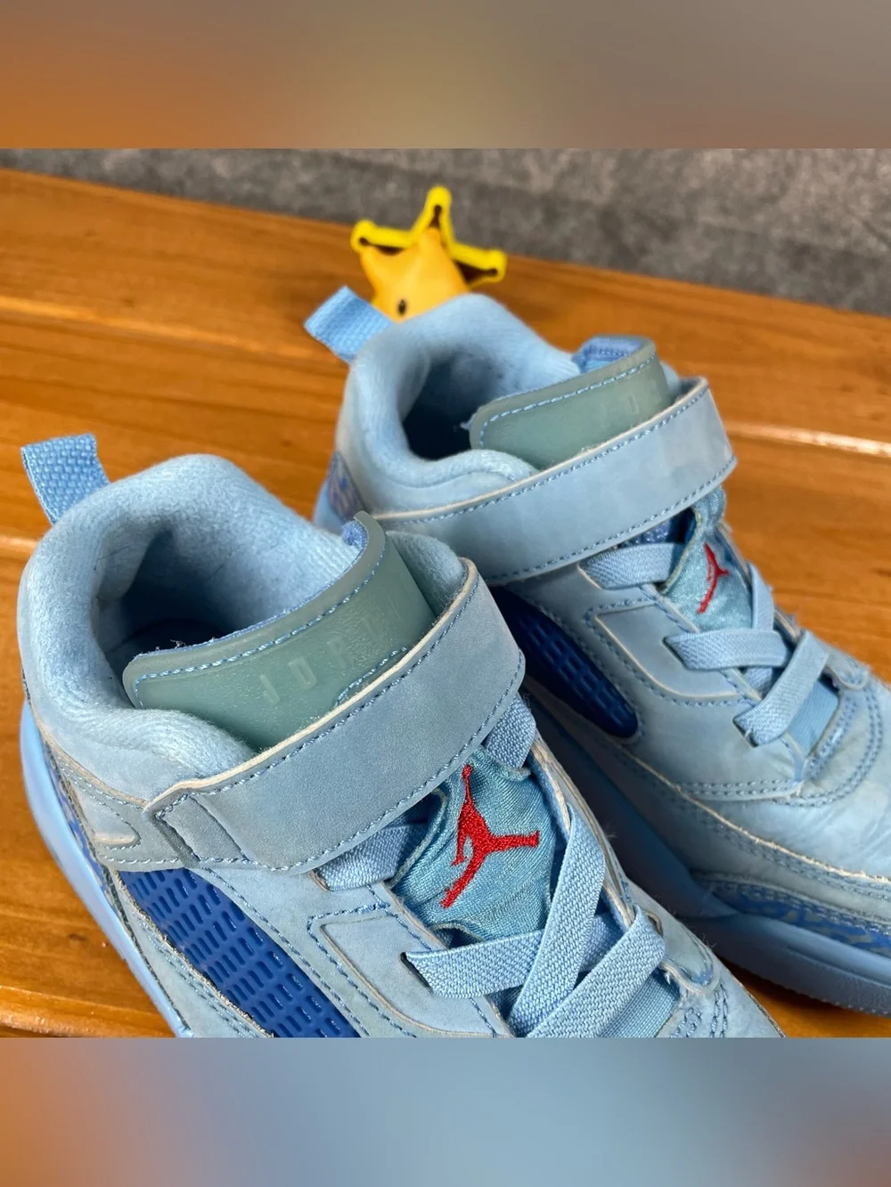 Air Jordan Spizike Low Kids Size 1Y (PS) Houston Oilers Blue FQ3951-400